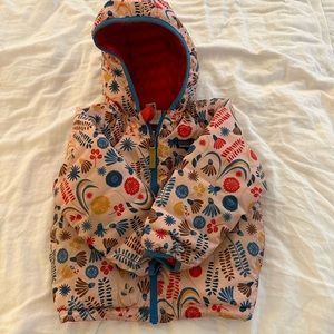 Patagonia, reversible toddler down jacket size 3T.
